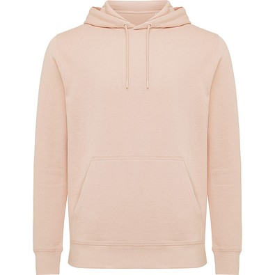 Iqoniq Rila Lightweight Hoodie aus recycelter Baumwolle, peach nectar, S