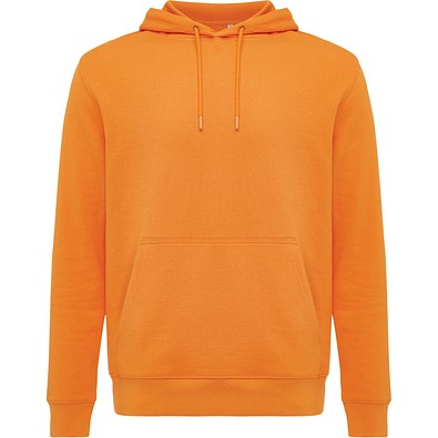 Iqoniq Rila Lightweight Hoodie aus recycelter Baumwolle, orange, S