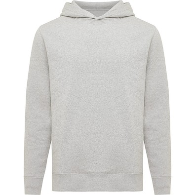 Iqoniq Yengo Hoodie mit Seitentaschen aus rec. Baumwolle, light heather grey, L