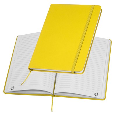 A5 Notizbuch aus Recyclingpapier , gelb