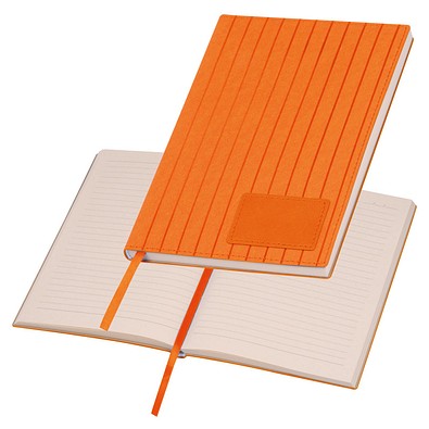 A5 Notizbuch mit Softcover, orange