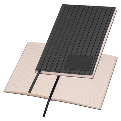 A5 Notizbuch mit Softcover, schwarz