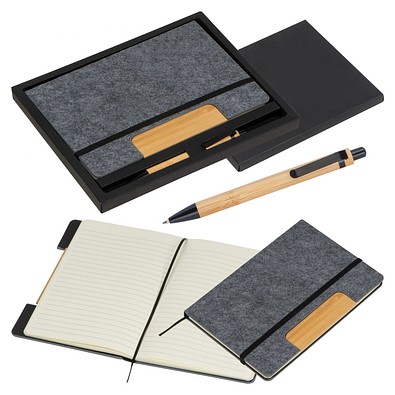 A5 Notizbuchset Walsall,grau