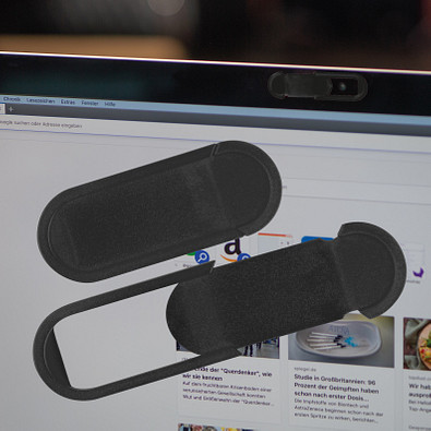 Abdeckung für die Webcam Computer/Laptop, schwarz