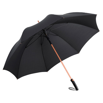 AC-Alu-Gästeschirm FARE®-Precious, schwarz/kupfer