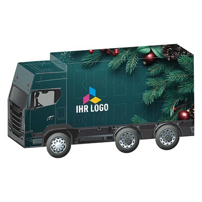 Adventskalender LKW, Ritter SPORT Schokowürfel, Edle Tannenzweige