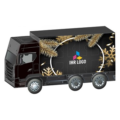 Adventskalender LKW, Ritter SPORT Schokowürfel, Edle Weihnacht