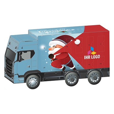 Adventskalender LKW, Ritter SPORT Schokowürfel, Little Santa