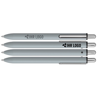 uma® Metall-Kugelschreiber AERO, hellgrau