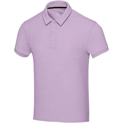 Akoya Poloshirt aus GRS-recyceltem Frottee Unisex, fliederfarben, S