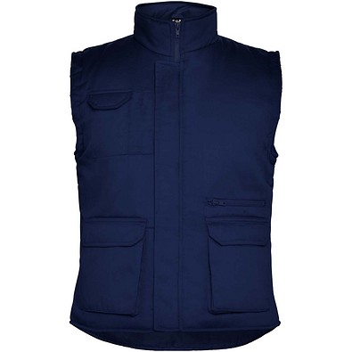 Almanzor Vielseitige Thermo Arbeitsweste mit hohem Kragen, marineblau, M