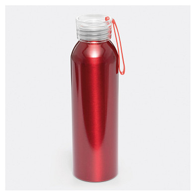 Aluminium Trinkflasche LOOPED,rot