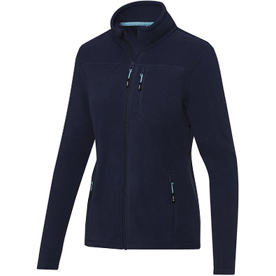 Amber GRS recycelte Fleecejacke für Damen, navy, S