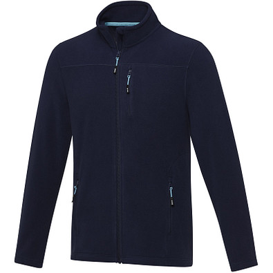 Amber GRS recycelte Fleecejacke für Herren, navy, XL