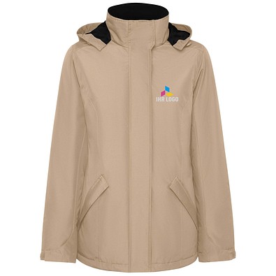 America wattierter Parka für Damen, Dark Sand, 2XL