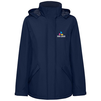 America wattierter Parka für Damen, Navy Blue, 2XL