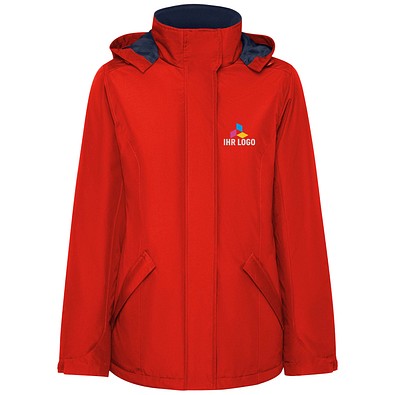 America wattierter Parka für Damen, rot, 2XL