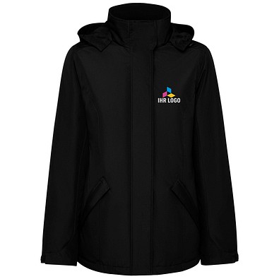 America wattierter Parka für Damen, schwarz, 2XL