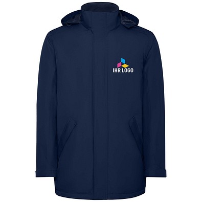 America wattierter Parka für Herren, Navy Blue, L