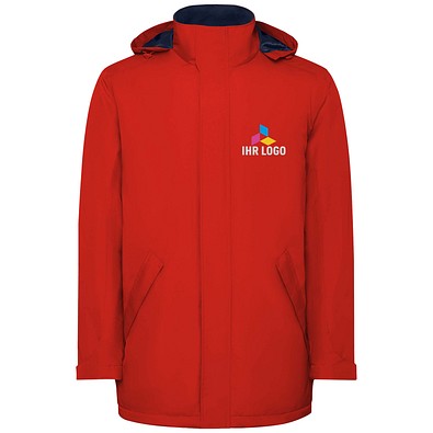 America wattierter Parka für Herren, rot, L