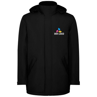 America wattierter Parka für Herren, schwarz, L