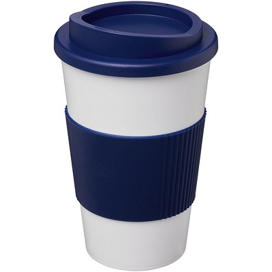 Americano® 350 ml Isolierbecher mit Schutzring, blau