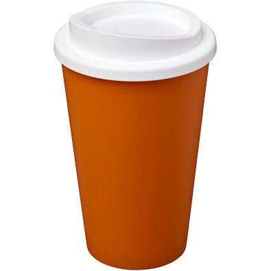 Americano® 350 ml Isolierbecher, orange/weiss
