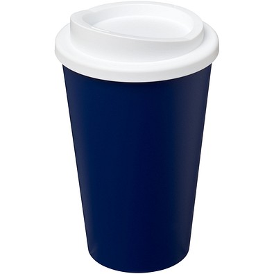 Americano® 350 ml Isolierbecher, weiß/blau