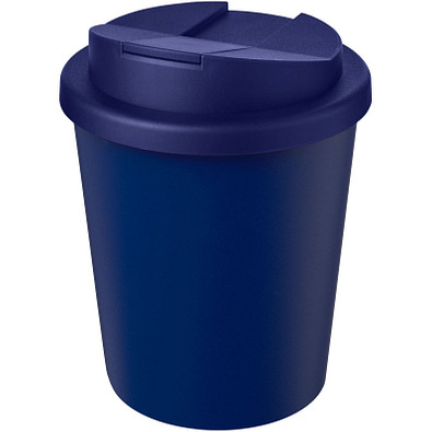 Americano® Espresso Eco 250 ml recycelter Isolierbecher mit auslaufsicherem Deckel, blau