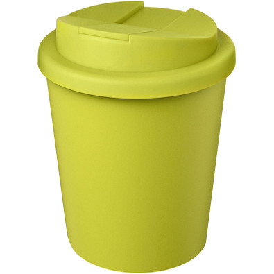 Americano® Espresso Eco 250 ml recycelter Isolierbecher mit auslaufsicherem Deckel, limone