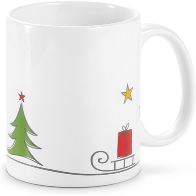 ANCELLE. Weihnachtliche Tasse, Gemischt