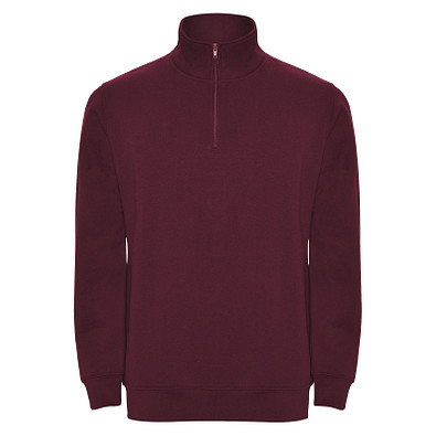 Aneto Pullover mit Viertelreißverschluss, Garnet, XL