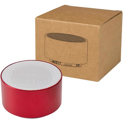 Ankaa 3 W Bluetooth® Lautsprecher aus recyceltem Aluminium, rot