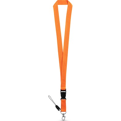 ANQUETIL. Lanyard aus Polyester, Orange
