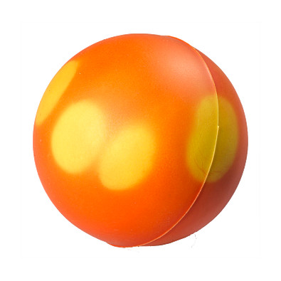 Anti-Stress-Figur Ball Farbwechsel, orange