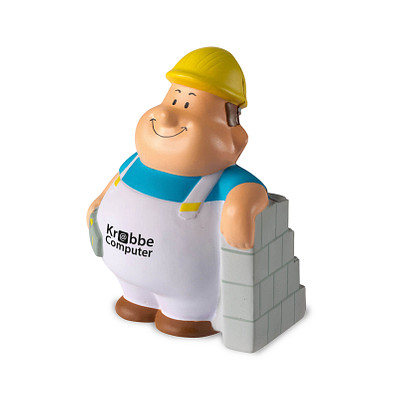 Herr Bert® Anti-Stress-Figuren Maurer Bert, weiß Herr Bert® Anti-Stress-Figuren Maurer Bert, weiß