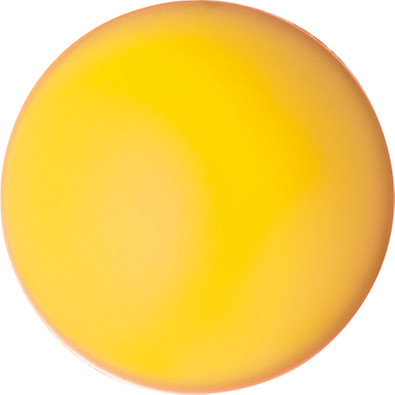 Anti-Stress-Knautschball aus knetbarem Schaumstoff, gelb