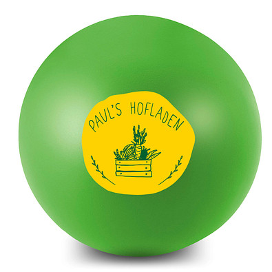 Antistressball Cool, rund, limone