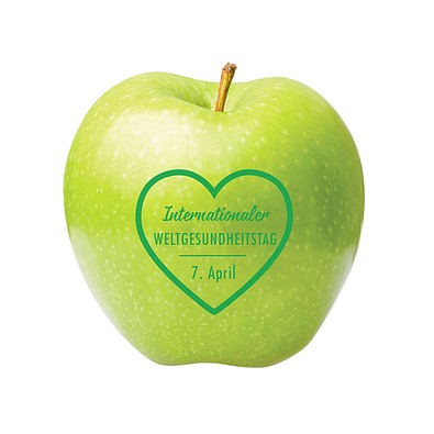 Apfel grün "Weltgesundheitstag“