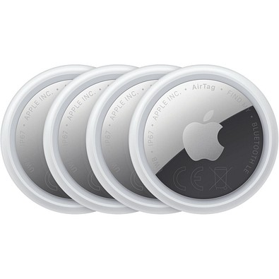 Apple AirTag (2. Gen.) 4er Pack Tracker MFEA4ZM/A, weiß