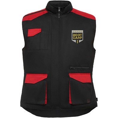 Armada Arbeitsweste mit mehreren Taschen, schwarz, XL