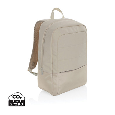 Armond AWARE™ RPET 15.6 Zoll Basic Laptop-Rucksack, beige