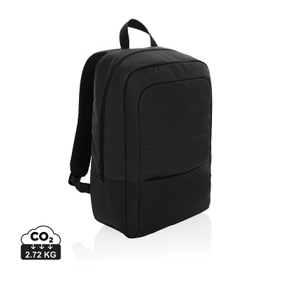 Armond AWARE™ RPET 15.6 Zoll Basic Laptop-Rucksack, schwarz