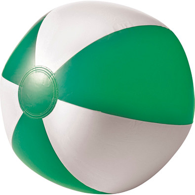 Aufblasbarer Wasserball aus PVC, Grün/weiß