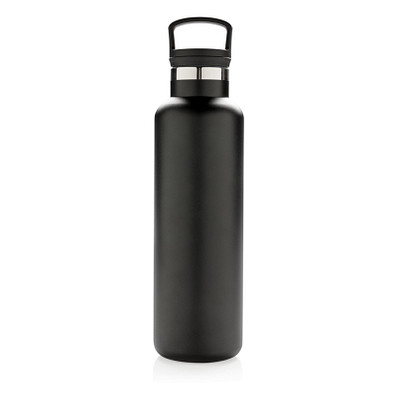 XD COLLECTION Auslaufsichere Vakuumflasche, 600 ml, schwarz