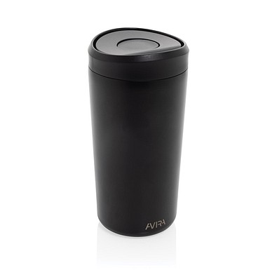 Avira Alix Klickbecher aus RCS rec. Stahl 400ml, schwarz