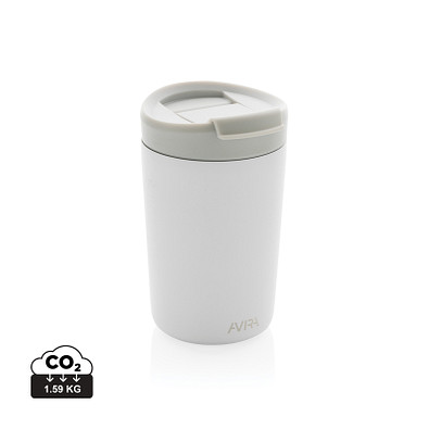 Avira Alya RCS recycelter Stainless-Steel Becher 300ml, weiß