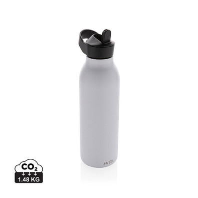 Avira Ara RCS Re-Steel Fliptop Wasserflasche 500ml, weiß