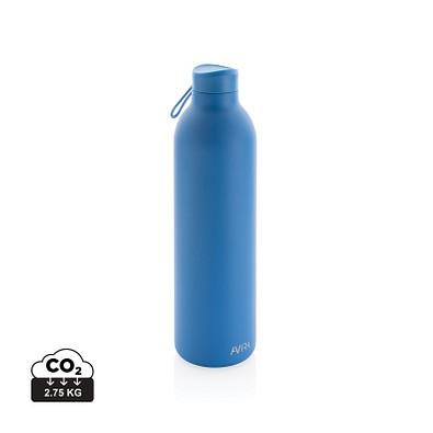 Avira Avior RCS recycelte Stainless-Steel Flasche 1L, blau