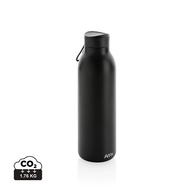 Avira Avior RCS recycelte Stainless-Steel Flasche 500ml, schwarz